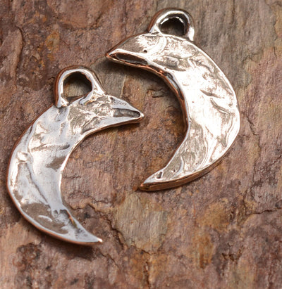 Artisan Moon Charm in Sterling Silver, SS-92