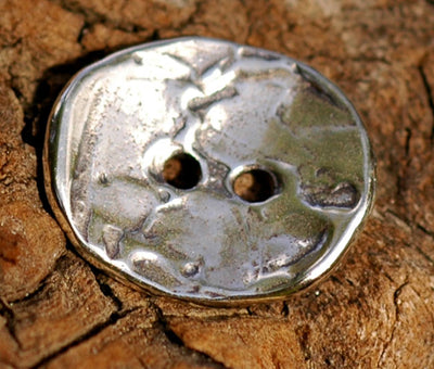 Button for 1.2mm Cord in Sterling Silver, SS-265A