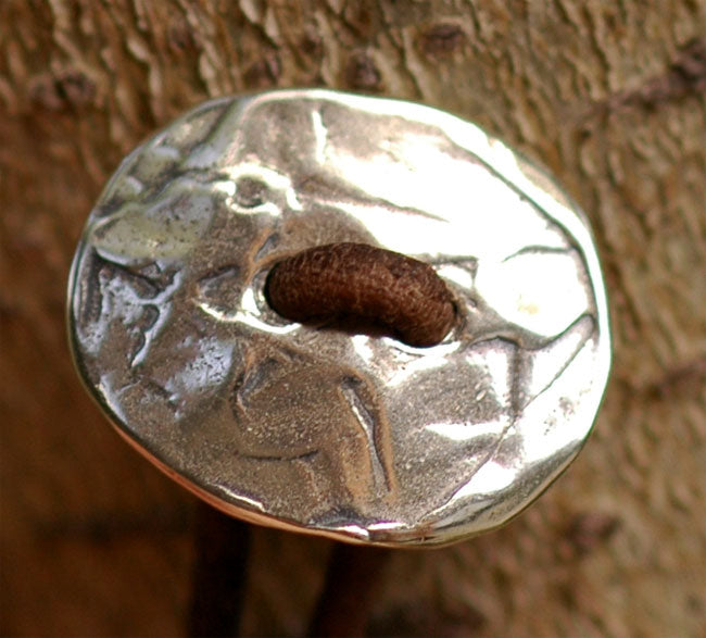 Button for 1.2mm Cord in Sterling Silver, SS-265A
