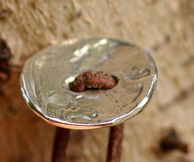 Button for 1.2mm Cord in Sterling Silver, SS-265A