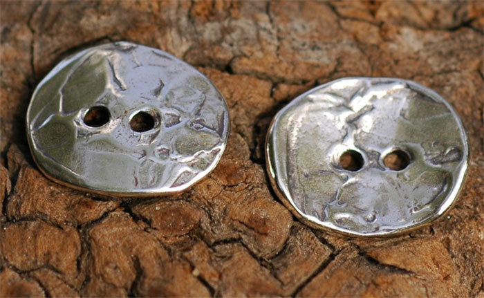 Button for 1.2mm Cord in Sterling Silver, SS-265A