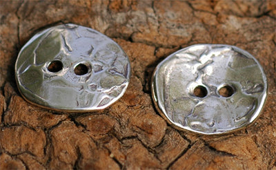 Button for 1.2mm Cord in Sterling Silver, SS-265A