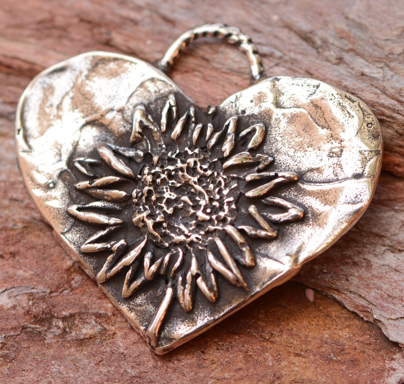 Sunflower on Heart CatD-851