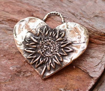 Sunflower on Heart CatD-851