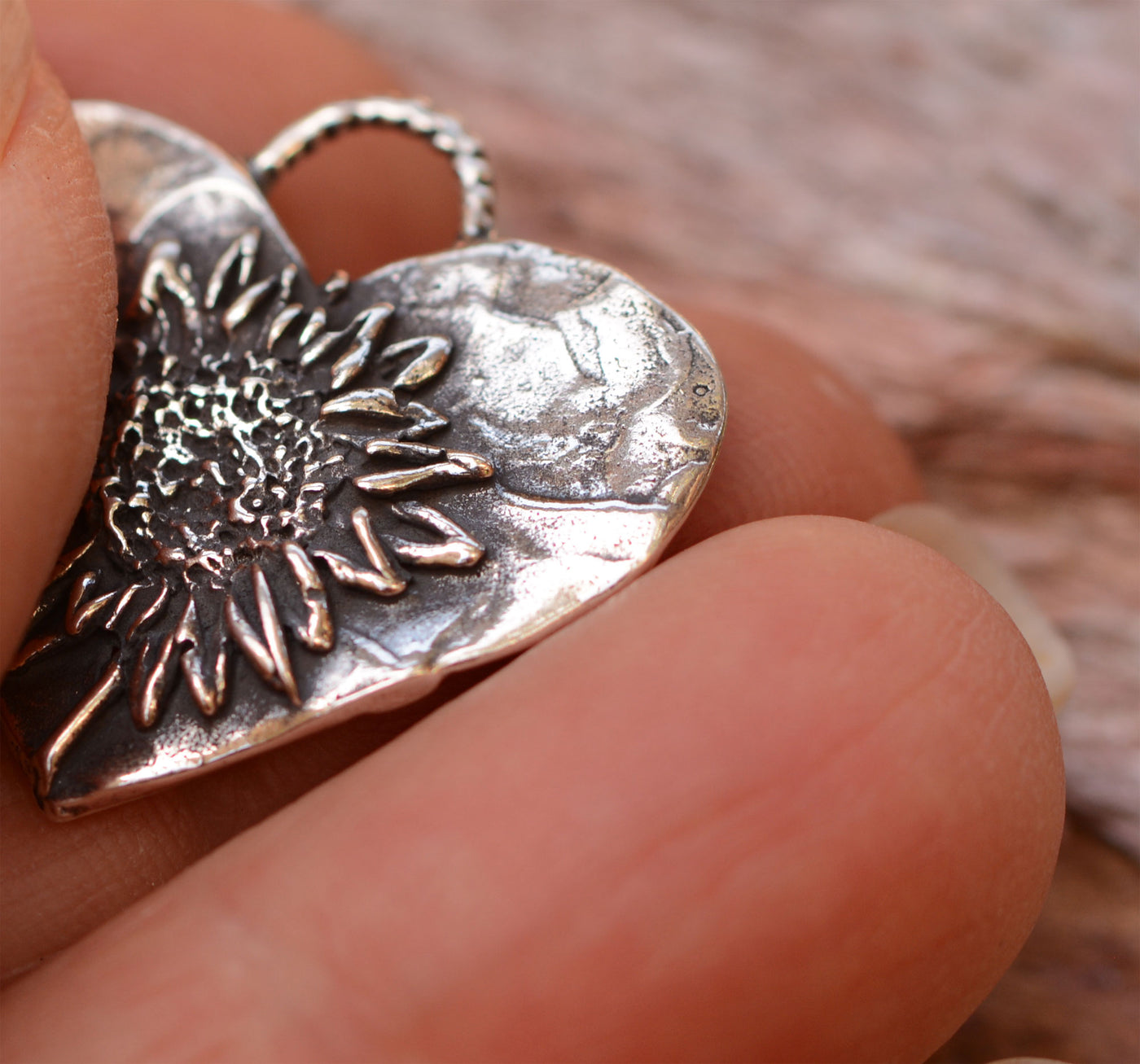Sunflower on Heart CatD-851