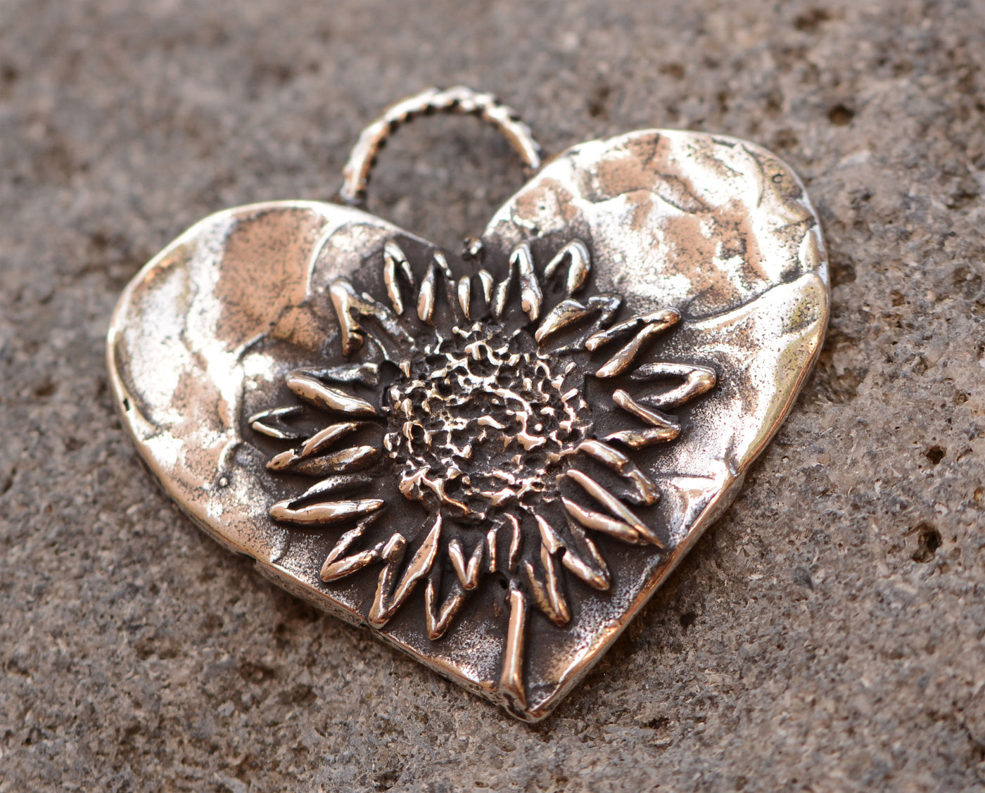 Sunflower on Heart CatD-851