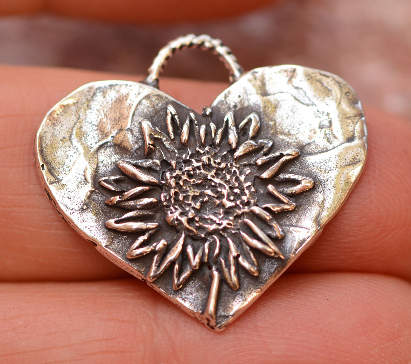 Sunflower on Heart CatD-851