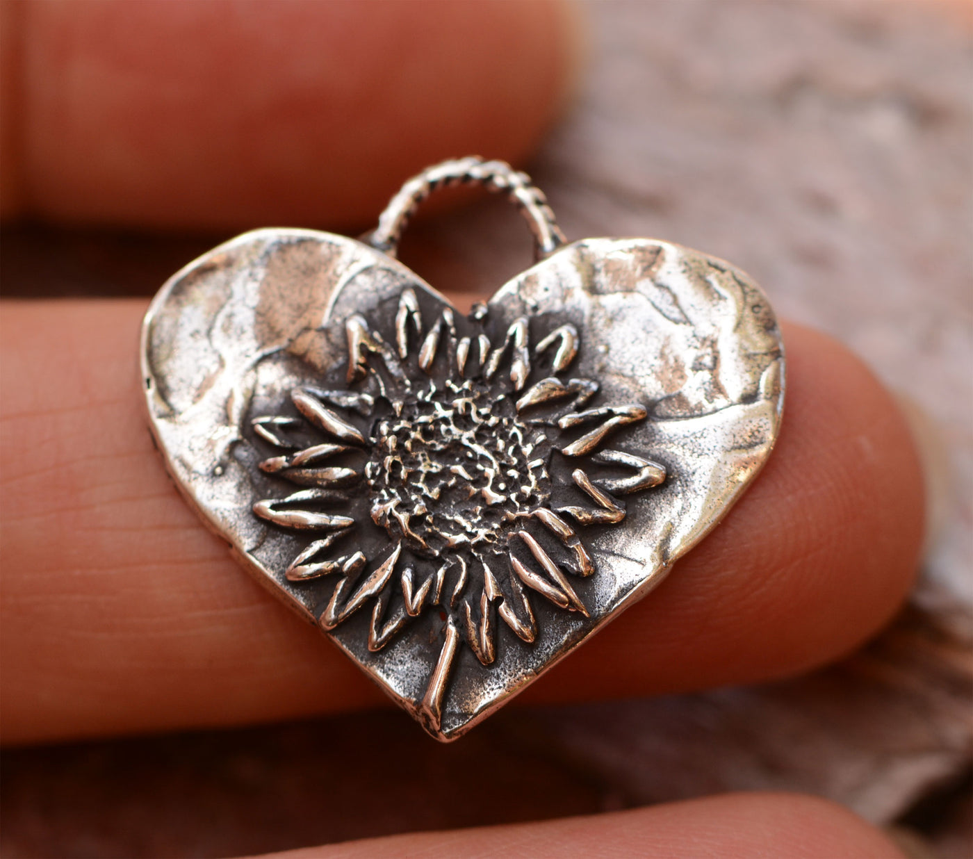 Sunflower on Heart CatD-851