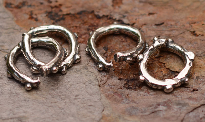 Dotted Open Jump Rings, SS-9
