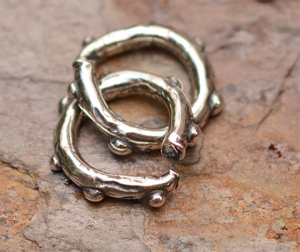 Dotted Open Jump Rings, SS-9