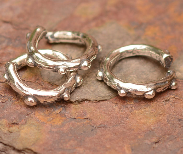 Dotted Open Jump Rings, SS-9