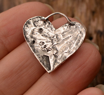 Wave Heart, Small Pendant, CatD-888