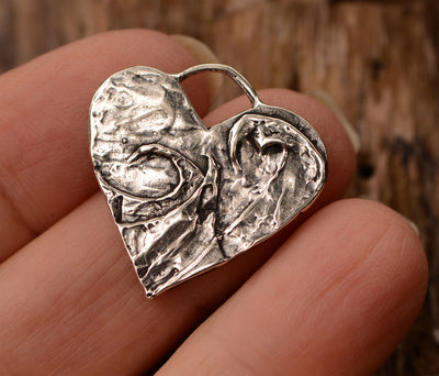 Wave Heart, Small Pendant, CatD-888