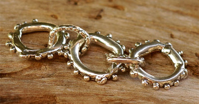 Bumpy Jump Rings, SS-2 (Set of 2)