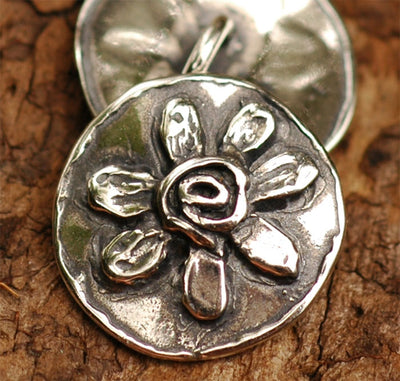 Button with Flower, SS-85